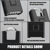 Heavy Duty Combination Padlock Outdoor, [Anti-Cutting] [Waterproof] Diyife 4-Digit Code