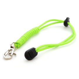 'Universal Survival Rope Pendant (Compact) Made of tear-resistant Parachute Cord/Paracord 550 Cord (Xmas Core Rope Nylon/7 Strand) and Cast Metal Screw Clasp, Length 32 cm (Aufgeflochten), Color: Neon Green Please note: This Paracord Rope is not suitable