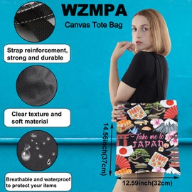 WZMPA Japan Travel Cosmetic Bag Japan Souvenir Gift Take Me To Japan Zipper Pouch Bag Japanese Culture Gift, Take Japan Bl Tg, Fit