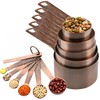 Smithcraft Measuring Cups and Spoons Set 12, Copper Measuring Cups