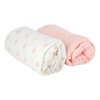 BabyCalin - Set of 2 Fitted Sheets Pink / Star