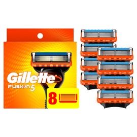 Gillette Gillette Fusion5 Razor Refills for Men, 8 Razor Blade Refills