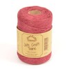 EVERLASTO NATURAL COLOURED JUTE CRAFT TWINE 100M SPOOLS (RASPBERRY)