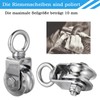 Pulley Wheel with 2 Bearing, Cable Pully Block Heavy Duty