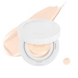 Parnell Cicamanu Serum Cushion - Base De Maquillaje Hidratante Para Piel Sensible Y Seca, Con Cobertura, Acabado Luminoso Y Textura Ligera (0.52 Fl Oz