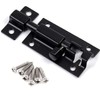 TRIXES 75mm Slide Bolt Lock - for Bathroom Toilet Shed