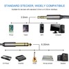 6.35mm 1/4" to 3.5mm 1/8" Male TRS Stereo Audio Cable