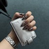 Dark Mirage Handmade Nail Tips - Long Coffin / 다크