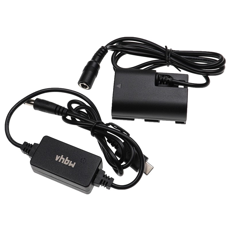 vhbw USB Power Supply Compatible with Canon EOS 70D, 7D