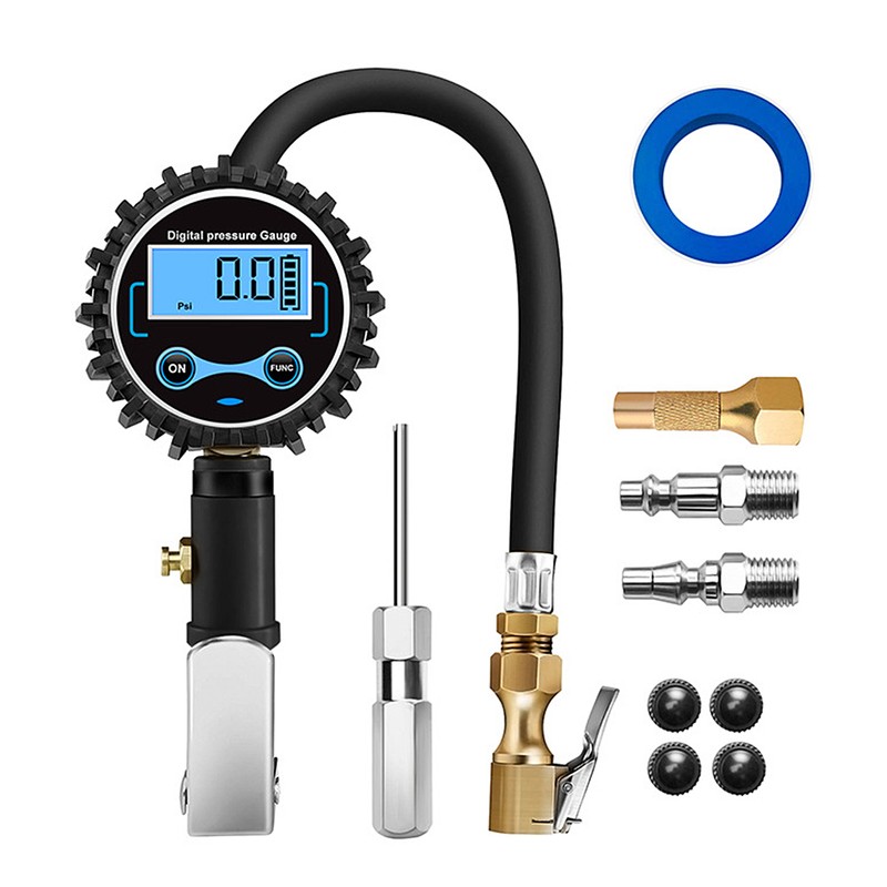 Handheld Auto Tire Inflator Gauge TPMS Tyre Air Meter with