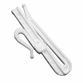 30 Pcs Adjustable Curtain Hooks for Drapes Depth Pinch Pleat Locking Curtain Tape Clip Hooks Door Curtain and Shower Curtain Plastic Hooks Shower Curtain Hooks Rust Proof (70mm)