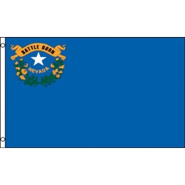 Nevada Flag 2x3ft Poly