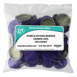 Home Brew Ohio Purple Crown Caps 100 count