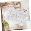 Ciieeo Delicate Wedding Guest Book and Rhinestone Decoration Elegant Sign-