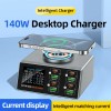 Multi-functional Magnetic Charging Station for Devices 140w Fast Charging Desktop