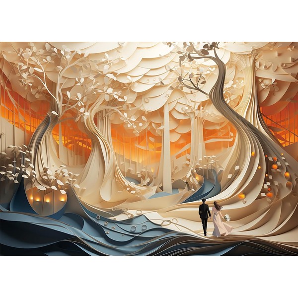 Bullglesup Jigsaw Puzzles for Adults 1000 Pieces, Concert Hall with