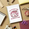 BRRNYOI Pink Dumpster Fire Notebook Journal 5.5x8.3. Funny Notebooks for