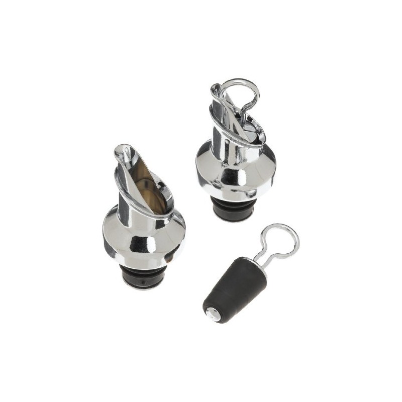 Prodyne Wine Pourer/Stopper, Set of 2