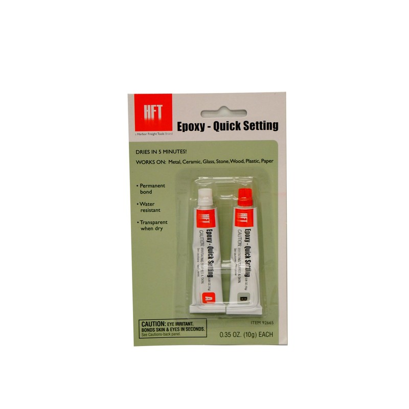 HFT 92665 Epoxy - Quick Setting Clear when dry