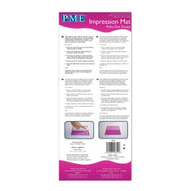 PME IM191 Polka Dot Design Impression Mat,Impression Mat, 12 X 6-inch