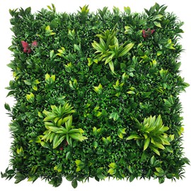 ODTORY Artificial Boxwood Panels: 20"x20" 12P UV-Anti Fake Grass Ivy Privacy Hedge Greenery Backdrop Fence Wall Screen for Garden Fence Covering Privacy, Outdoor Indoor Home Decor