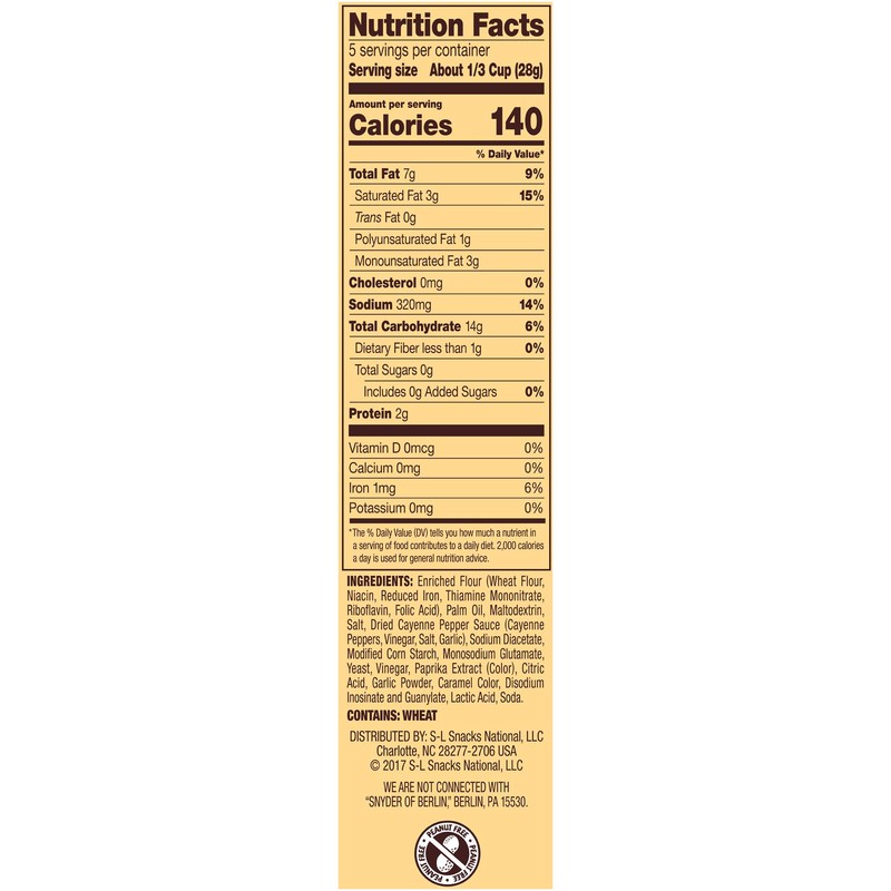Snyder's of Hanover Pretzel Pieces, Hot Buffalo Wing, 5 Ounce