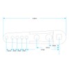 PlumbEZ Adjustable Toilet Cistern Lever Arm - Multi Height Toilet
