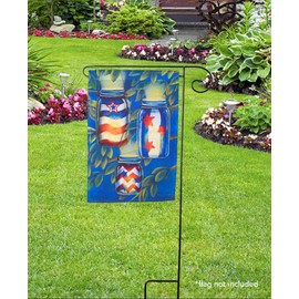 Briarwood Lane Briarwood Lane Wrought Iron Black Wrap Around Garden Flag Stand