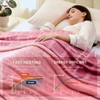 JKMAX Heated Electric Blanket Full Size - 72"x84" Flannel Heating