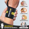 Muñequeras Gym,1 Par Correas de Muñeca con Sujetador de Pulgar,