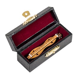 Dulcimer Miniature with Case 3 Inch