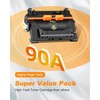 MILEKO 90A Toner Cartridge Replacement for HP 90A CE390A 90X