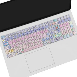 Cute Keyboard Cover for Dell Inspiron 15 3000 5000 7000 3510 3511 3515 3525 3530 3535 5510 5515 5518 7510 15.6", Inspiron 16 7610, Vostro 15 3510 5510 5515, Latitude 3520, Cute Bunny
