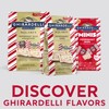 GHIRARDELLI Peppermint Bark Chocolate SQUARES, 4.57 oz Bag Premium Holiday