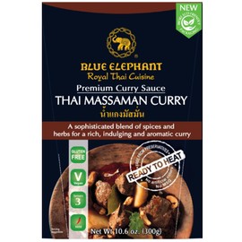 Blue Elephant Royal Thai Cuisine Massaman Curry Sauce, 300g, Gluten-Free