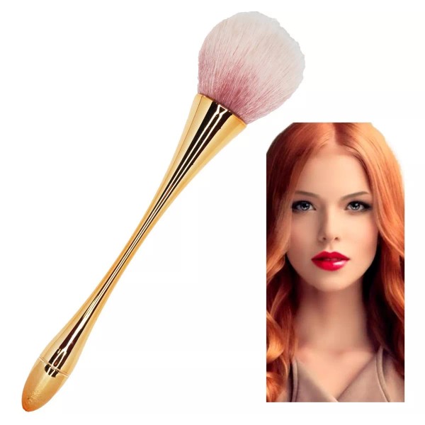 Brochasmx Brocha Para Maquillaje Rubor, Sellar Polvo Pelo Sintético