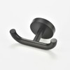 Gudetap Black Hook and Towel Hook Set, Bathroom Towel Hooks,