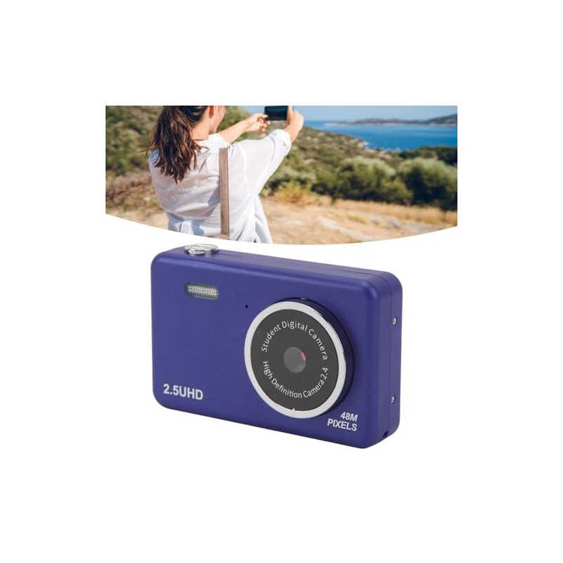 Photography Camera, 48MP Resolution, 2.5K HD Video Output, 8X Digital