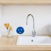 GLADFRESIT Smiley Face Sponge Holder, Funny Face Suction Sponge Organizer