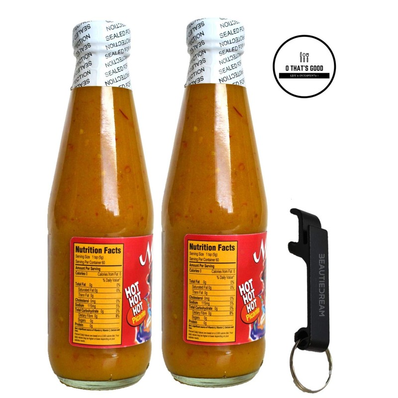 Matouk's Calypso Sauce 10-Ounce Bottles (Pack of 2) with Keychain