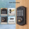 ELAMOR Fingerprint Door Lock, Keyless Entry Door Lock with Automatic