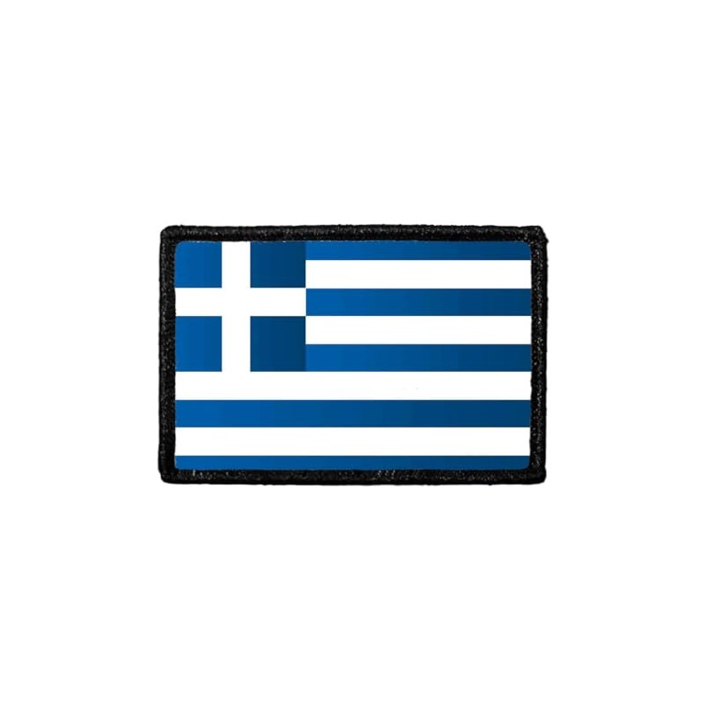 Greece Flag - Color | Hook and Loop Attach for