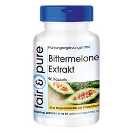Bittermelone Extrakt 500mg - mit Chrom - vegan - 90 Kapseln