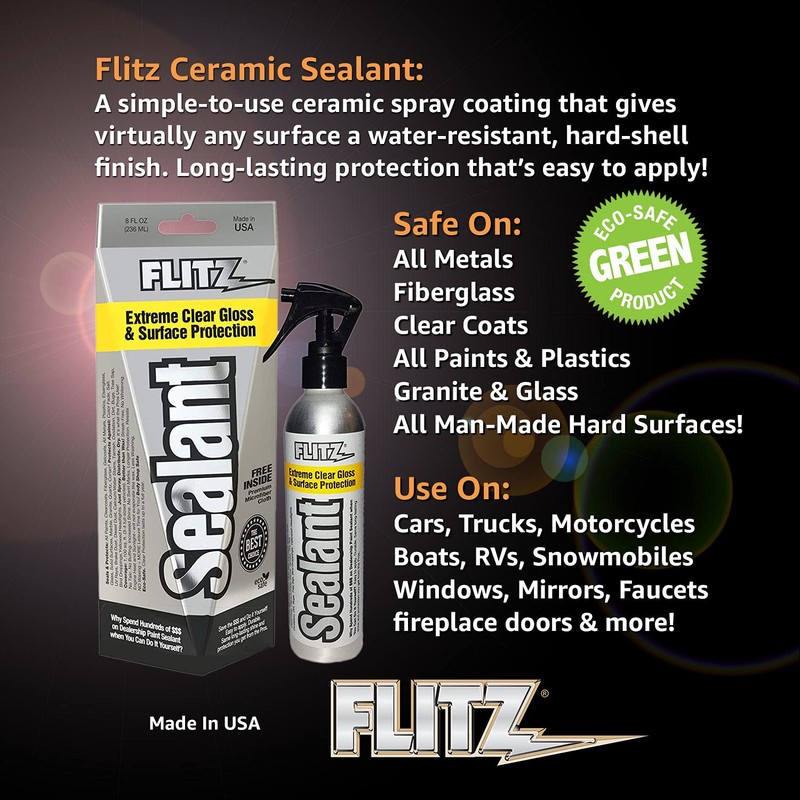 Flitz Ceramic Spray Sealant and Paint Protectant: Shine, Protect +