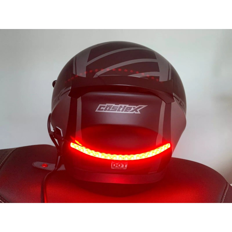 Nyte Ryder BLUE LED Snowmobile Helmet Safety Light fits most