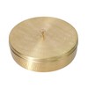 ZAARIYA Hammered Pattern Handcrafted Brass Masala/Spice Box Set With Spoon
