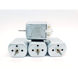 4 Pack - 10mm Flat Shaft Central Door Lock Actuator Motor FC-280PC-22125 FLAT SHAFT, D Spindle, Power Locking Repair Engine