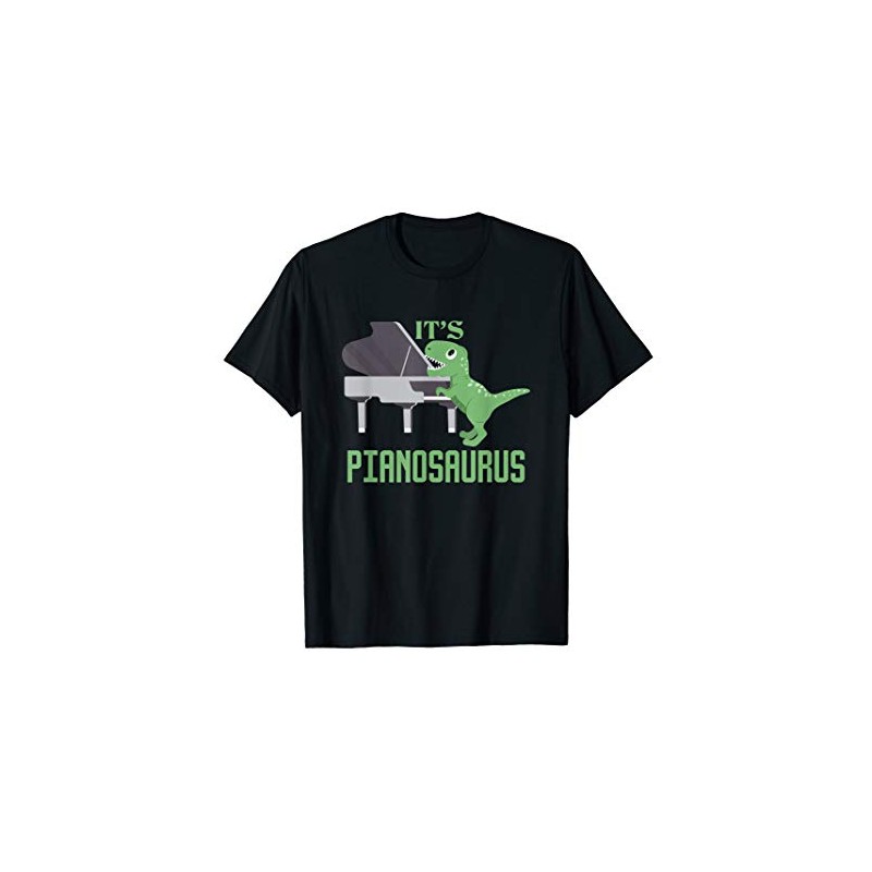 Pianosaurus T-Rex Funny Piano Player Dino T-Shirt