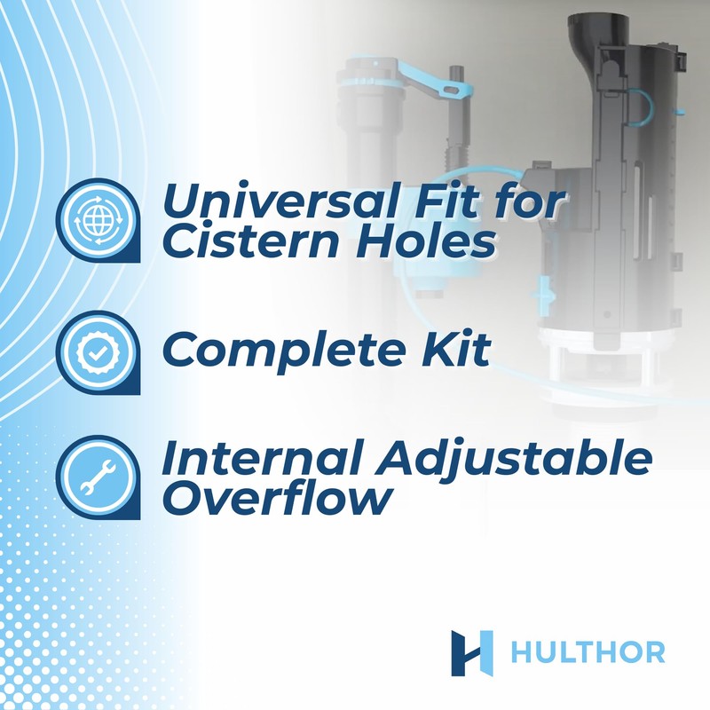 Hulthor Universal Toilet Flush Valve – Dual Flush Cistern Valve