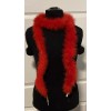 Joann 2 Yards Red Turkey Medium Weight Marabou Feather Boa